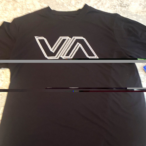 Rvca men black logo graphic - rvca, men's
