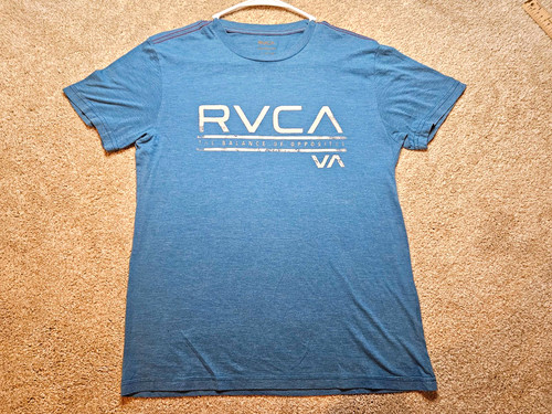 Rvca men blue cotton - rvca, men's
